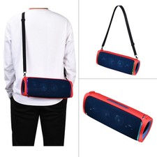 For SRS-XB43 Silicone Wireless Speaker Protective Cover Skin Case Strap