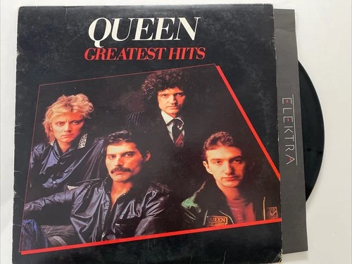 Queen Greatest Hits 1981 Vinyl LP 5E-564 Vintage Record with Inner Sleeve