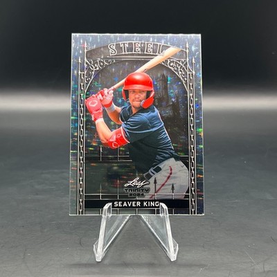 Seaver King Rookie 2024 Leaf Trinity #S-85 Steel Silver RC /290 Nationals