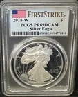 2018-W Silver American Eagle PCGS PR70 DCAM First Strike 1 Oz Bullion Coin