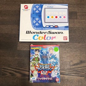 WonderSwan Color Crystal Black BANDAI Game Console