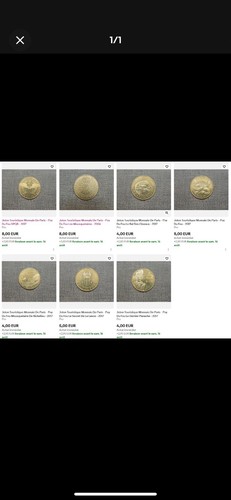 Touristischer Token Monnaie De Paris - Puy Du Fou Lot