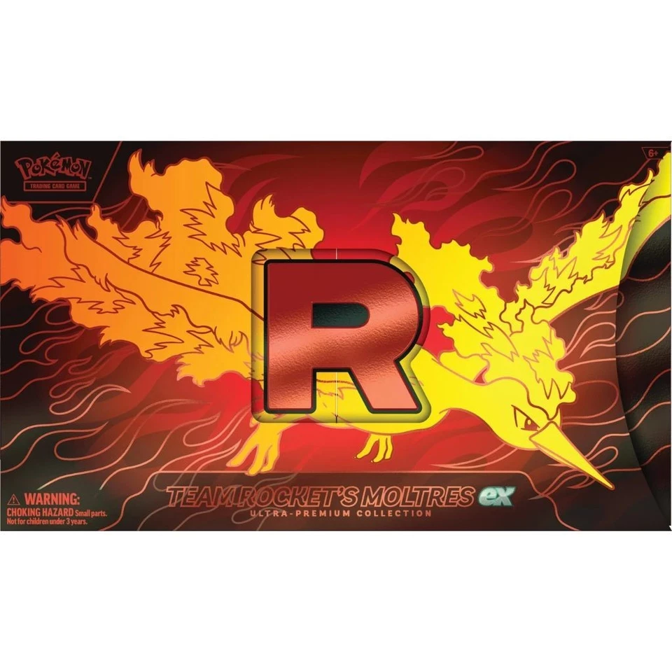 X1 Pokemon TCG Team Rocket's Moltres ex Ultra Premium Collection PREVENTA 14/11 Foto 4 de 4