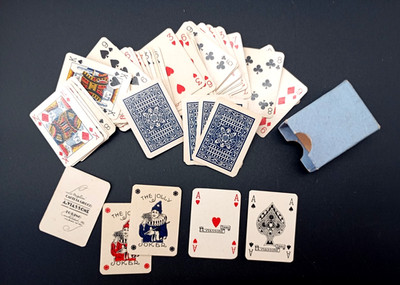 KARTENSPIEL SPIELKARTEN MIGNON PLAYNG CARDS VIASSONE TURIN