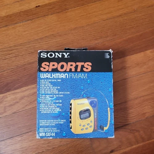 🔥 BOX ONLY VINTAGE Sony Sports Walkman WM-SXF44 🔥ORIGINAL BOX🔥