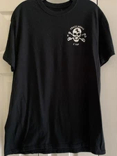 Crazy Horse C Troop Apache Graphic T Shirt  L Black