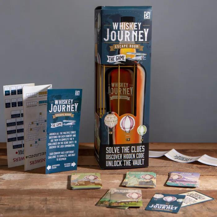 Whiskey Escape Game Brain Teaser Puzzles Night In Party Activity Drinking