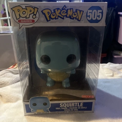 Funko Pop! Pokemon #505 Squirtle 10-inch damage to box see pics