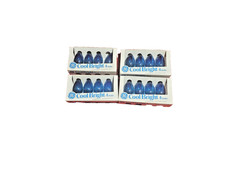GE C9 Replacement Bulbs - Clear Blue 4-Pack--16 bulbs-- C-9 Cool Bright Lights