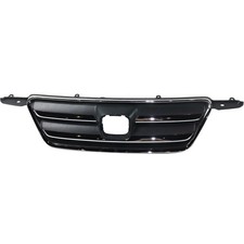 Grille For 2005-2006 Honda Cr-v Chrome Shell W Gray Insert Plastic Grille For 2005-2006 Honda Cr-v Chrome Shell W Gray Insert Plastic