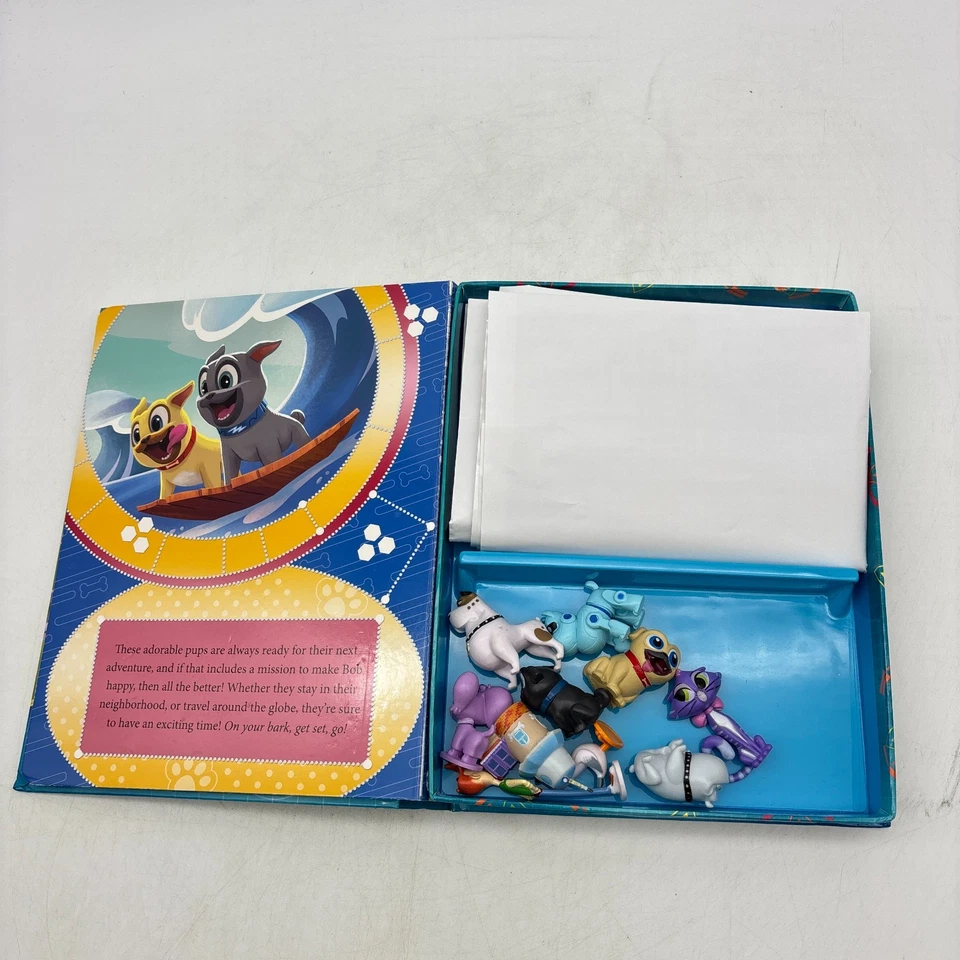 My Busy Books Disney Junior Puppy Dog Pals COMPLETE 10 Toy Figures and Mat - Image 3 of 4