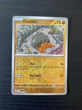 Dwebble 051/086 Reverse Holo Black Bolt Pokémon TCG