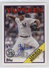 2023 Topps Series 2 1988 Topps Baseball Auto Greg Weissert #88BA-GW Auto 4pn