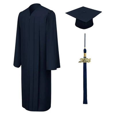 #ad #ad Matte Navy Blue High School Bachelor Graduation Cap and Gown $22.95