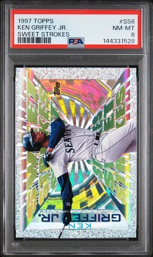 1997 Topps - Sweet Strokes Ken Griffey Jr #SS6 PSA 8 Nm-Mt Rare insert