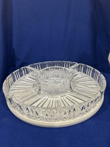 Lazy Susan Heavy Crystal Servers - No turntable tray