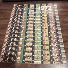 VINTAGE 1972 CINCINNATI REDS YEARBOOK MAGAZINE, JOHNNY BENCH, GERONIMO, SPARKY