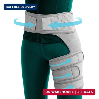 Hip Brace Sciatica Pain Relief Devices,Sciatic Nerve Left, Gray