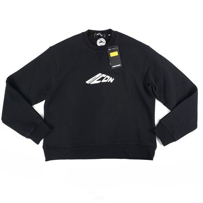 Dsquared2 Icon New Generation Cool Fit Crewneck Sweatshirt In Black Men's Size M