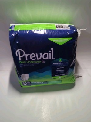 Prevail Adult Daily Dispos Underwear XXL PV-517 Maxi-Absorbency 12 Count