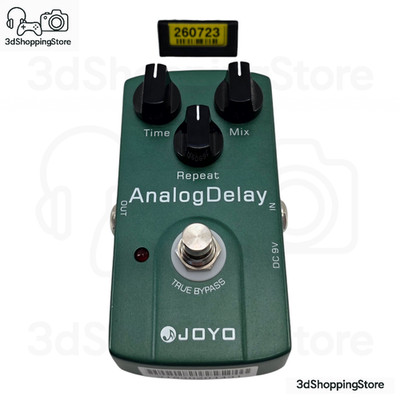 JOYO Analog Delay Gitarren Effektpedal True Bypass DC 9V Guitar Pedal Analog