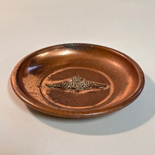 RAF Copper Pin Dish Ashtray - Picture 4 of 4