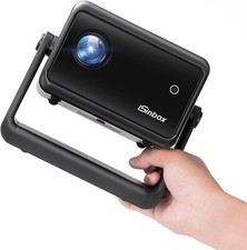  Electric Focus Mini Projector with WiFi and Bluetooth,1080P Portable Projector