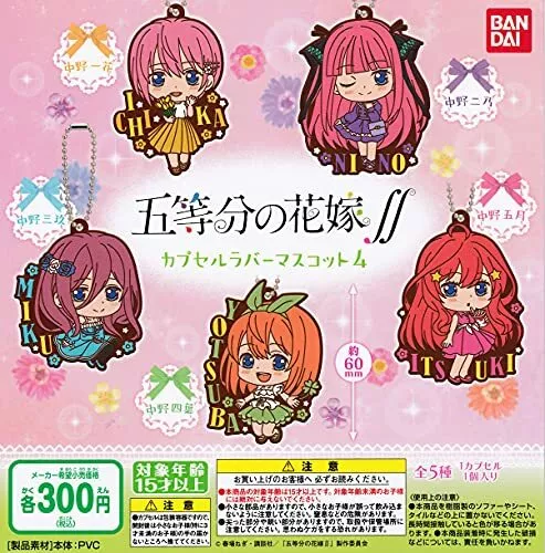 The Quintessential Quintuplets Season 2 Capsule Rubber Mascot 06