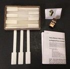 Piano Keytops Set/52 Grained White Long Head 2" w/Alignment Tool
