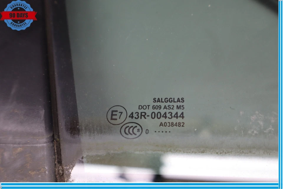 11-18 Volkswagen VW Touareg Puerta delantera derecha pasajero ventilación ventana vidrio OEM Foto 4 de 4