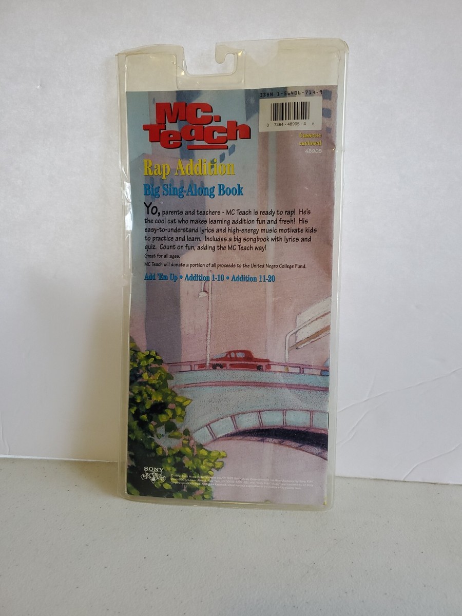 洋楽 Mc Teach Rap Addition Mc Teach Rap Addition Cassette Tape & Sing Along Book