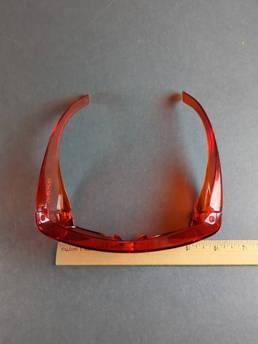 SPEX Forensics Orange UV Imaging Safety Glasses In Pouch ANSI Z87.1 NMT Made USA - Picture 8 of 19