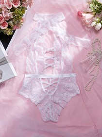 Women's Sexy Lingerie Babydoll Sleepwear Underwear Lace Nightwear Dress G-String
