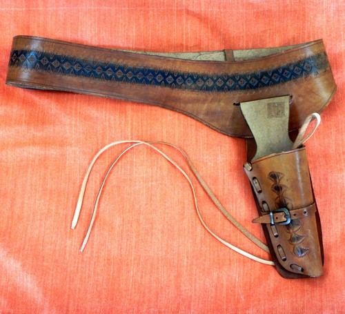 Cartuchera Piel Vacuno MEXICO MONTIEL Hnos. para COLT 45 o similares NO REVOLVER