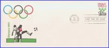 USA4 #U596 U/A UNKNOWN 2 FDC   Olympic Games