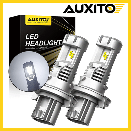 AUXITO 2x CANBUS 9008 H13 LED Headlight Bulb Kit High Low Beam Light 6500K White - Imagen 13 de 32