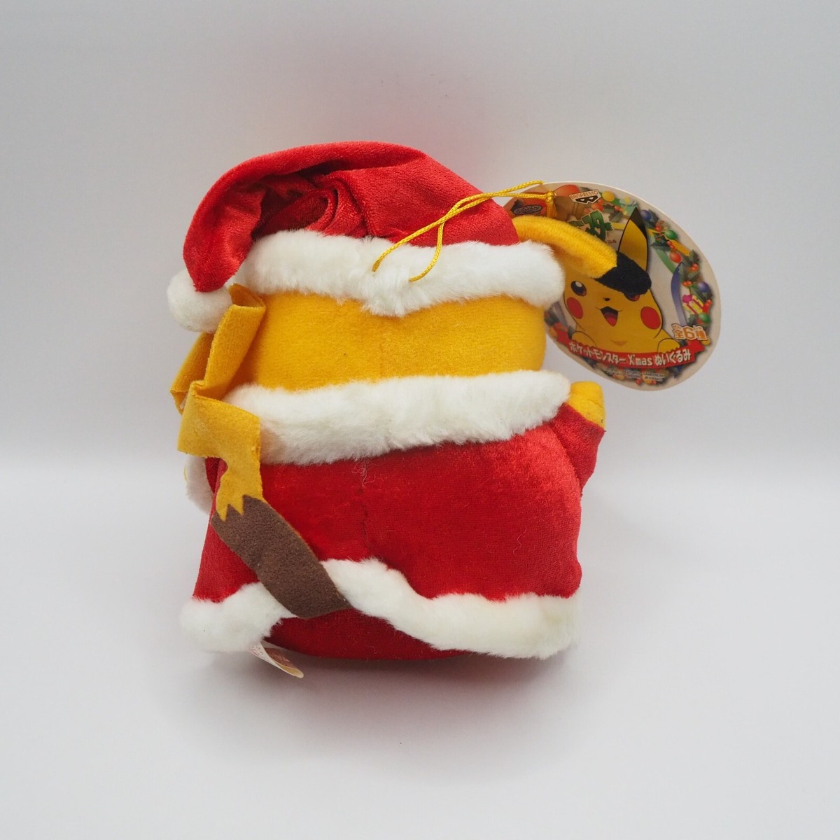 Pikachu C0909 Christmas Santa Pokemon Banpresto 1998 Plush 6