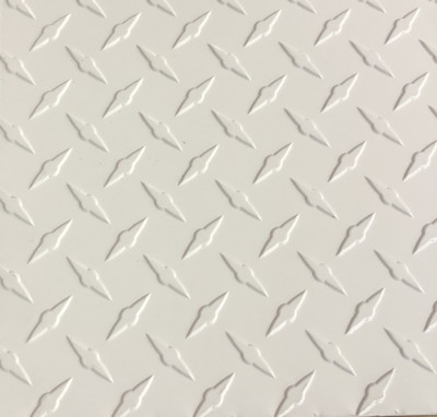 Diamond Plate Sheet .025'' Aluminum Flash Trim Guard 1/40'' Various Colors, Sizes