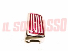 STEMMA FREGIO ANTERIORE ROSSO FIAT 1100 103 BAULETTO E TV ORIGINALE IN METALLO
