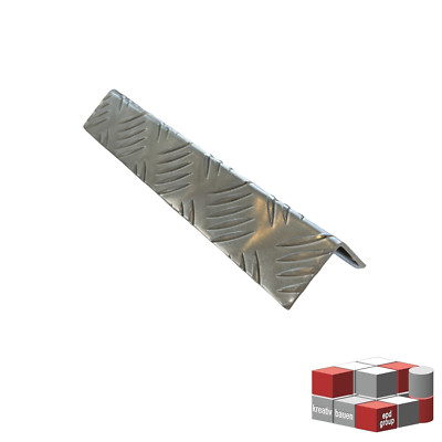 Abdeckprofil Alu Riffelblech Quintett 2,5/4mm Winkel Alu L-Profil 2m Aluminium