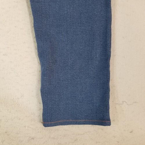 MTailor Jeans men's 44x29 relaxed straight custom-made blue stretch denim pants - Picture 6 of 12