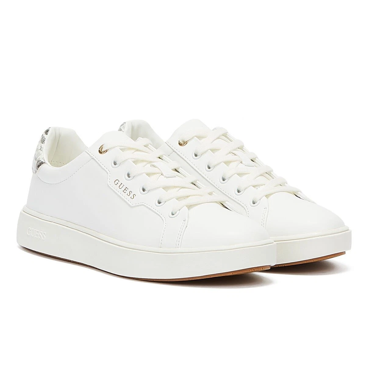 GUESS Melanie Womens White Trainers eBay
