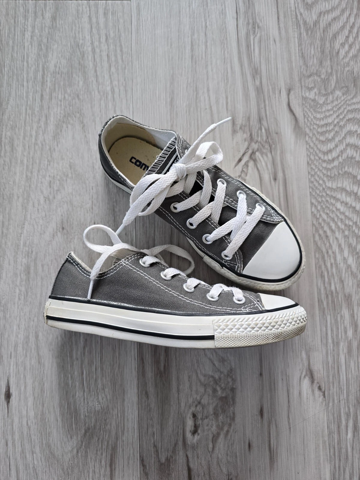 Converse Sneakers basse Chuck Taylor's All Star in tela grigia Bambino 13