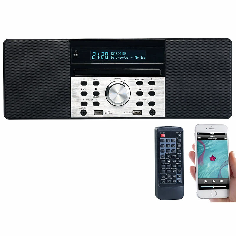 VR-Radio Digitalradio mit DAB+, FM, Bluetooth, CD, Audio-Player, USB-Port, 60 W - Bild 2 von 4