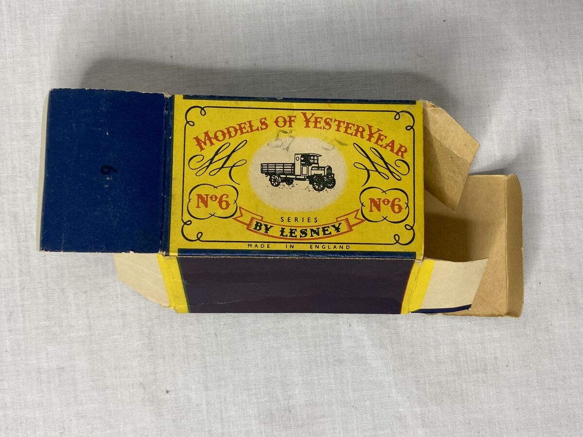 Lesney Matchbox Yesteryear #6 OSRAM LAMPS 1916 DARK GREY AEC Lesney Matchbox Yesteryear #6 OSRAM LAMPS 1916 DARK GREY AEC