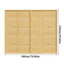 6ft Wide Garden Fence Panel Pressure Treated Lattice/Framed Timber 3ft-6ft High