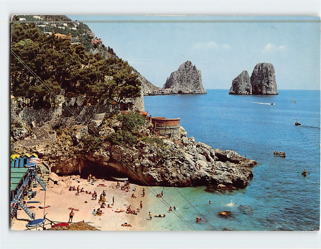 Postcard Marina Piccola & Fraglioni Capri Italy | eBay