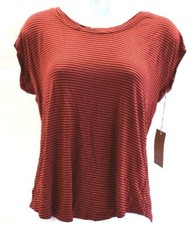 New LA Relaxed Born & Raised in LA Women's Small Made in USA Low Cut Back Blouse