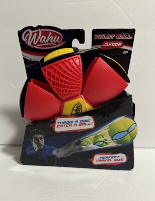 NWT Wahu Phlat Ball Junior RED Throw a Disc Catch a Ball - Main Image