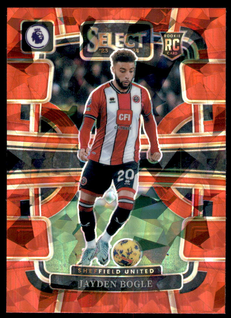 2023-24 Panini Select Premier League Red Ice Jayden Bogle Sheffield United #83